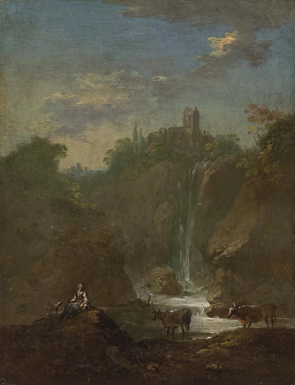 Vicino alla cascata